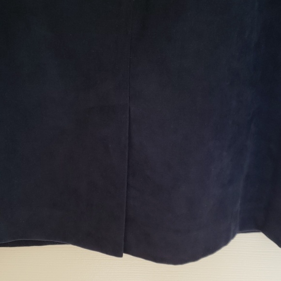 Pretty Navy Faux Suede Dress - Picture 5 of 8